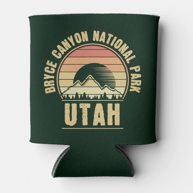Enfriador De Latas Parque nacional del Cañón Retro Bryce (Anverso)