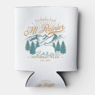 Enfriador De Latas Parque nacional del Monte Rainier, Vintage