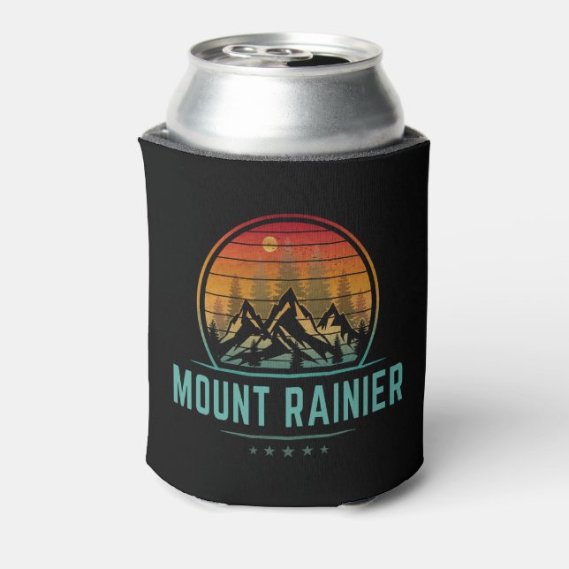 Enfriador De Latas Parque Nacional Mount Rainier (Reverso de la lata)