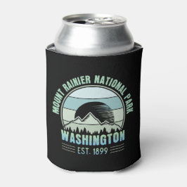 Enfriador De Latas Parque nacional Mount Rainier Washington Retro