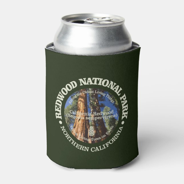 Enfriador De Latas Parque nacional Redwood (Lata Anverso)