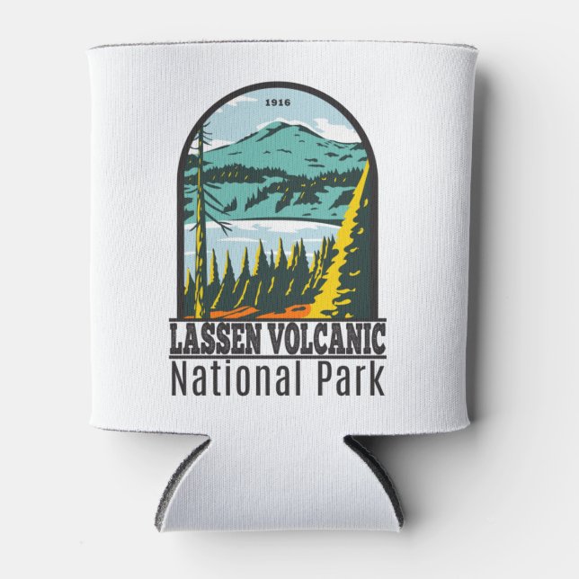 Enfriador De Latas Parque nacional volcánico de Lassen, California Vi (Anverso)