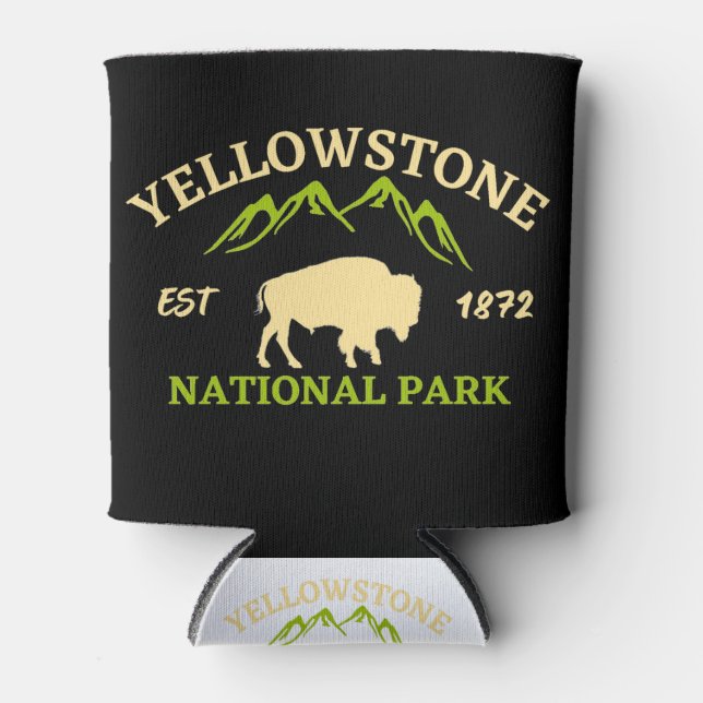Enfriador De Latas Parque nacional Yellowstone (Anverso)