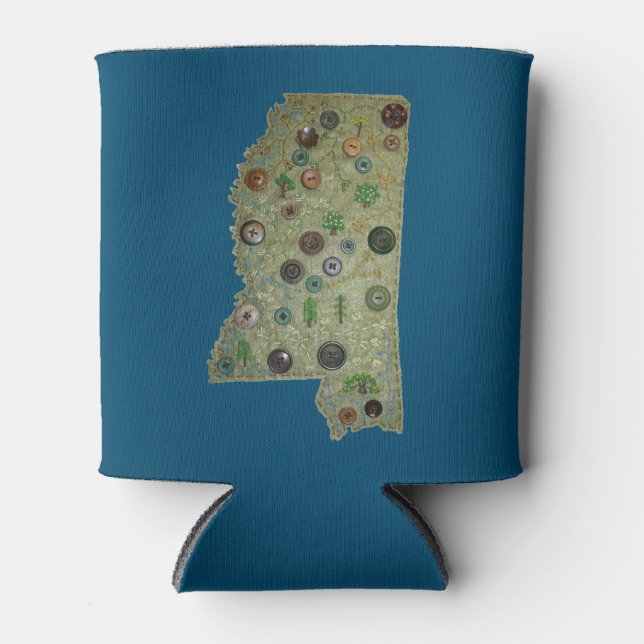 Enfriador De Latas Parques Estatales de Misisipi, Coozie! (Anverso)