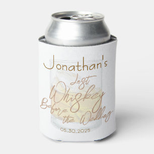 Enfriador De Latas Partido Bachelor Boda Whiskey