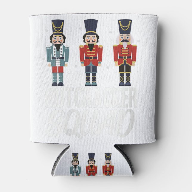 Enfriador De Latas Partido de baile de ballet navideño del equipo de  (Anverso)