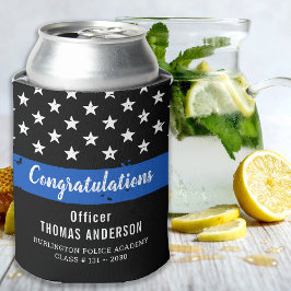 Enfriador De Latas Partido de Graduación de Jubilación Policial Línea