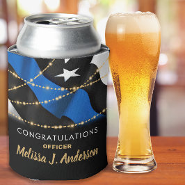 Enfriador De Latas Partido de Graduación de Oficial de Policía Línea