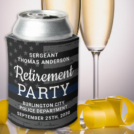 Enfriador De Latas Partido de Jubilación Policial Favorece Línea Azul