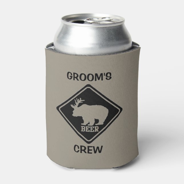 Enfriador De Latas Partido de solteros de Groom favorece a Refrigerad (Lata Anverso)