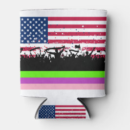 Enfriador De Latas party crowd on american