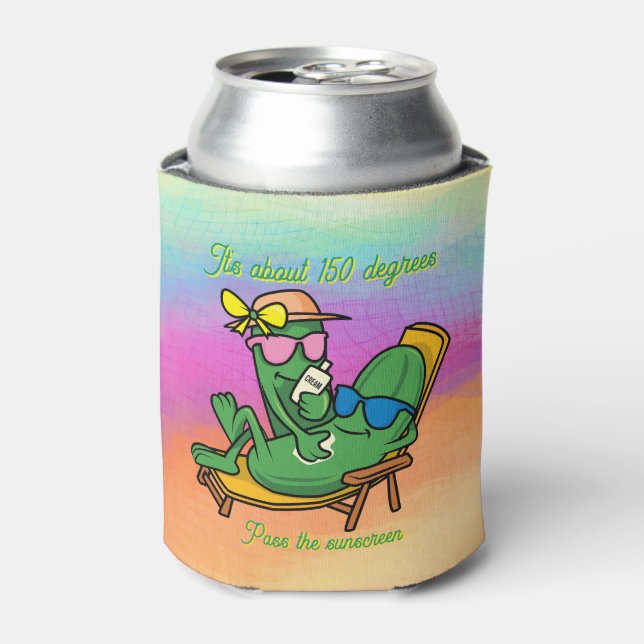 Enfriador De Latas Pasar la pantalla solar (Lata Anverso)