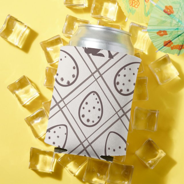 Enfriador De Latas Pascua de Cuadros Marrones (Verano in situ)