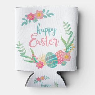 Enfriador De Latas Pascua feliz envuelta en huevos