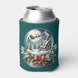 Enfriador De Latas Paseo en trineo de Santa en el país de las maravil
