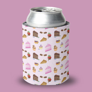 Enfriador De Latas Pastelería de Deliciosos Postres Acuarela