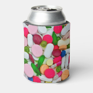 Enfriador De Latas Pastillas medicinales vibrantes multicolores