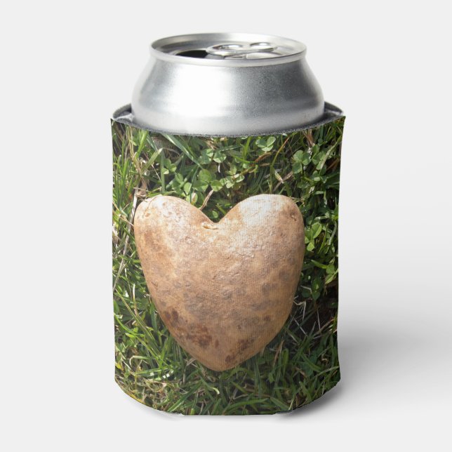 Enfriador De Latas Patata con forma de corazón (Lata Anverso)
