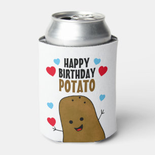 Enfriador De Latas Patata de cumpleaños feliz