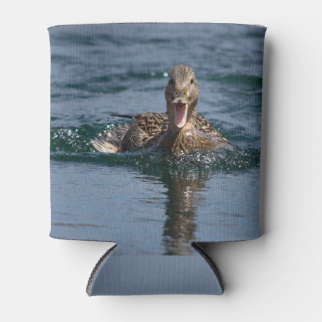 Enfriador De Latas Pato abierto con pico (Anverso)