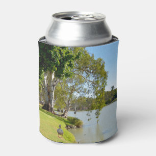 Enfriador De Latas Patos En El Río Murray Australia, Refrigerador de