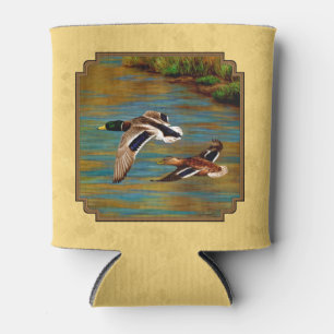 Enfriador De Latas Patos salvajes voladores Amarillo