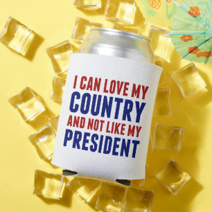 Enfriador De Latas Patriótico anti Trump no mi presidente