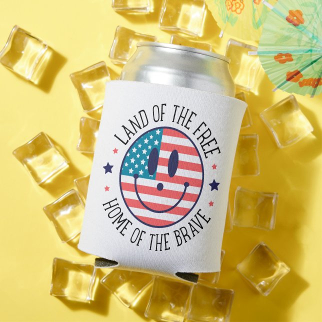 Enfriador De Latas Patriótico de Estados Unidos (Verano in situ)