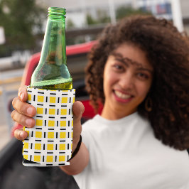 Enfriador De Latas Patrón amarillo revestido