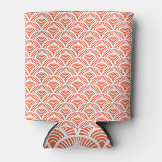 Enfriador De Latas Patrón Art Deco con motivos de escala.