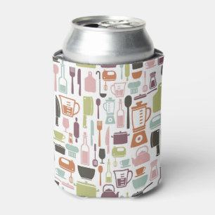 Enfriador De Latas Patrón con coloridos iconos de cocina