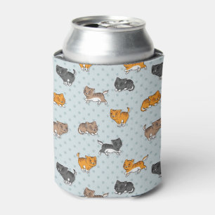 Enfriador De Latas patrón con gatos graciosos