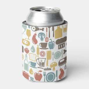 Enfriador De Latas Patrón con iconos de cocina