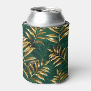 Enfriador De Latas Patrón continuo con helechos dorados