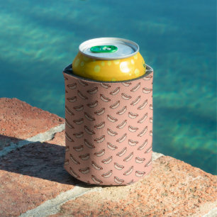 Enfriador De Latas Patrón continuo de perrito caliente retro
