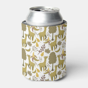 Enfriador De Latas Patrón continuo jirafa fondo blanco amarillo