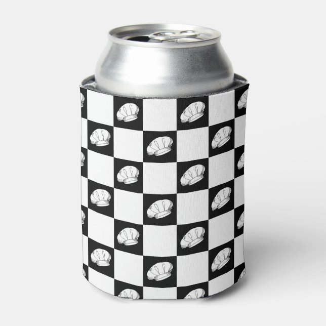 Enfriador De Latas Patrón controlado Chef Gorras Cerveza de cumpleaño (Lata Anverso)