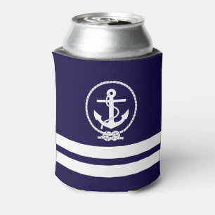 Enfriador De Latas Patrón de ancla náutica genial