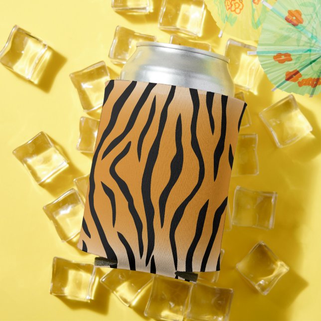Enfriador De Latas Patrón de animales de tigre (Verano in situ)