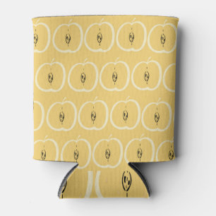 Enfriador De Latas Patrón de Apple Vintage: Diseño de fondo de escrit