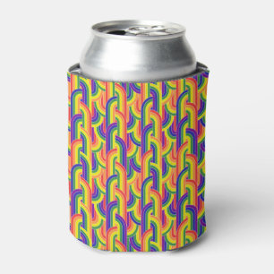 Enfriador De Latas Patrón de arco iris moderno
