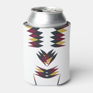 Enfriador De Latas Patrón de arte nativo del suroeste