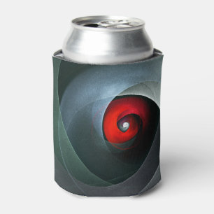 Enfriador De Latas Patrón De Arte Resumen Artístico Moderno De Swirl 