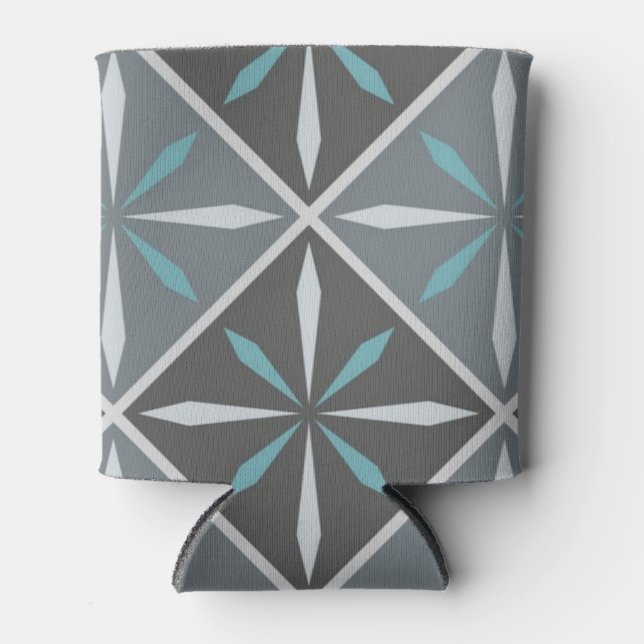 Enfriador De Latas Patrón de azulejos de cerámica (Anverso)