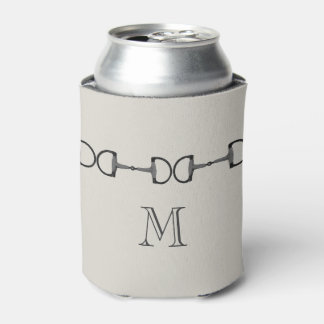 Enfriador De Latas Patrón de caballos gris galopantes