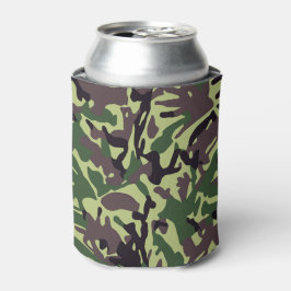 Enfriador De Latas Patrón de camo verde de Hunters
