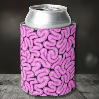 Enfriador De Latas Patrón de cerebro de zombi