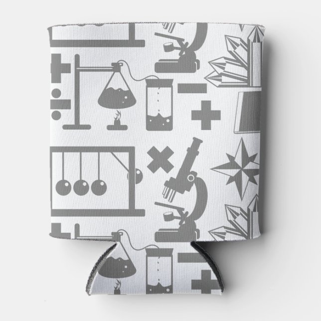 Enfriador De Latas Patrón de ciencia (Anverso)