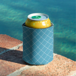 Enfriador De Latas Patrón de diamante Aqua