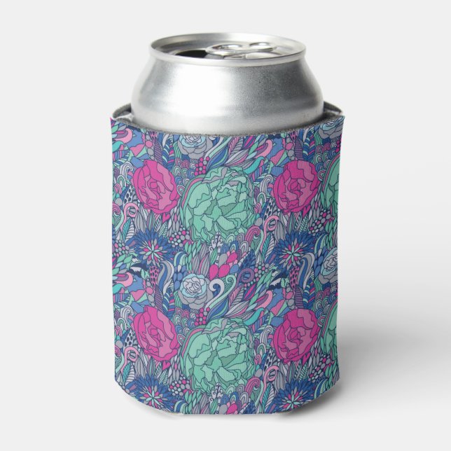 Enfriador De Latas Patrón de dibujos animados (Lata Anverso)